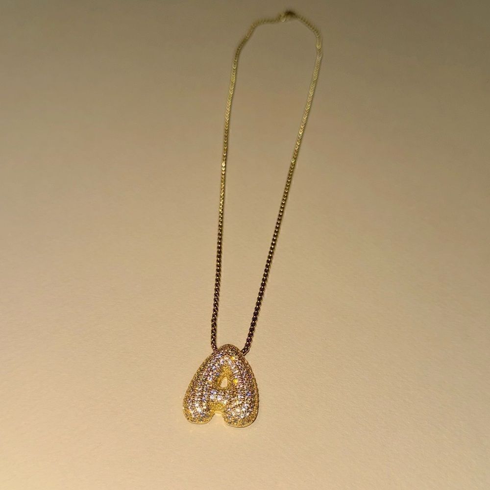 initial  necklace  M659 - Picture 4 of 5